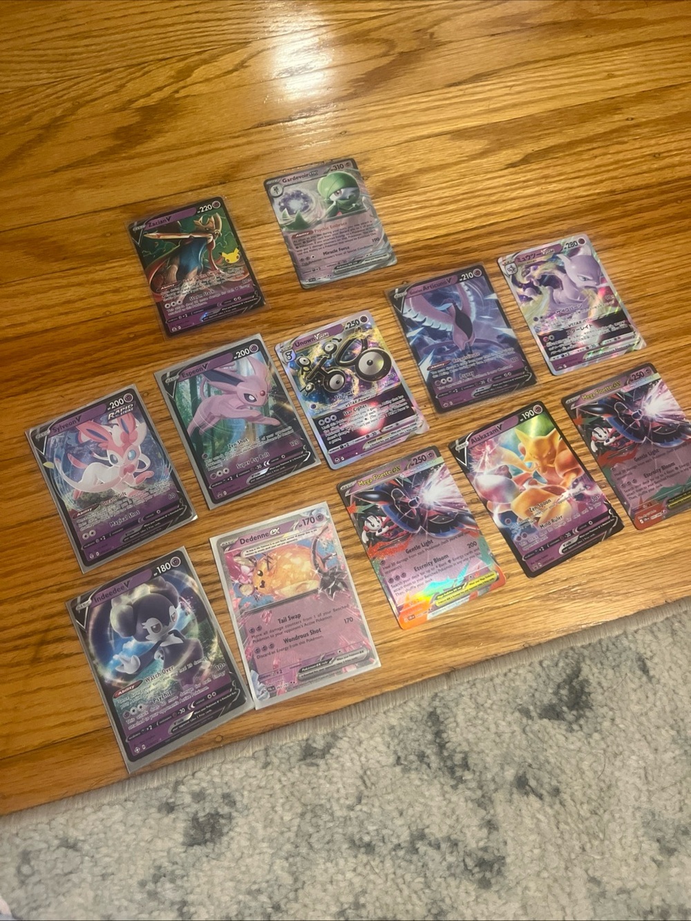 Pokemon Psychic Type Ex And V Playable Lot 12
